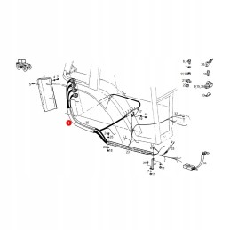 Fendt f312900040100 oil sensor harness original