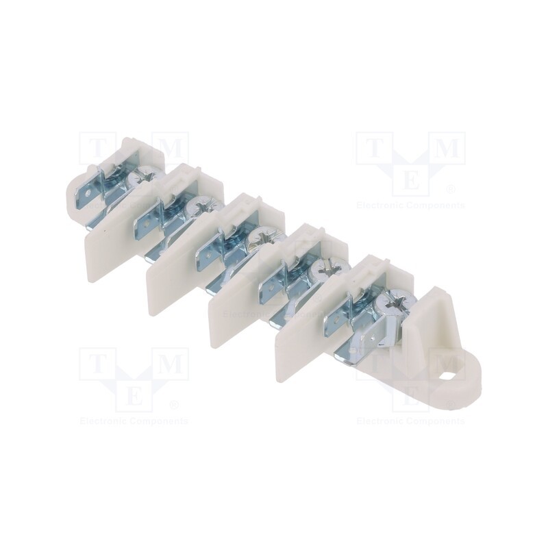 1 pcs x ELECTRO TERMINAL - 88167231 - Connector: terminal block, 6.3mm connectors x3,screw terminal