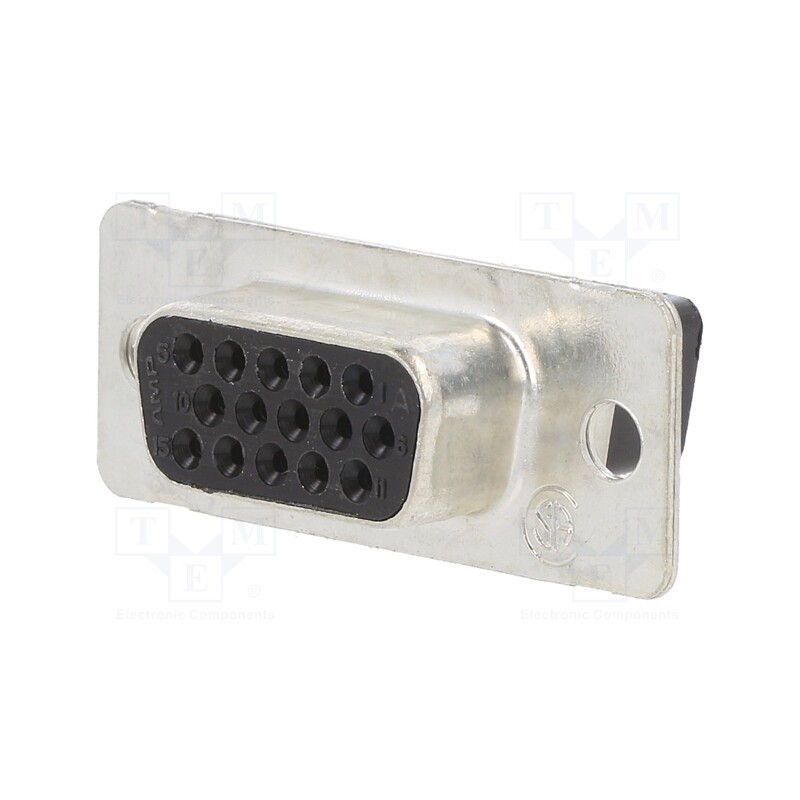 1 pcs x TE Connectivity - 1658681-1 - D-Sub HD, PIN: 15, plug, female, Type: w/o contacts, size 1