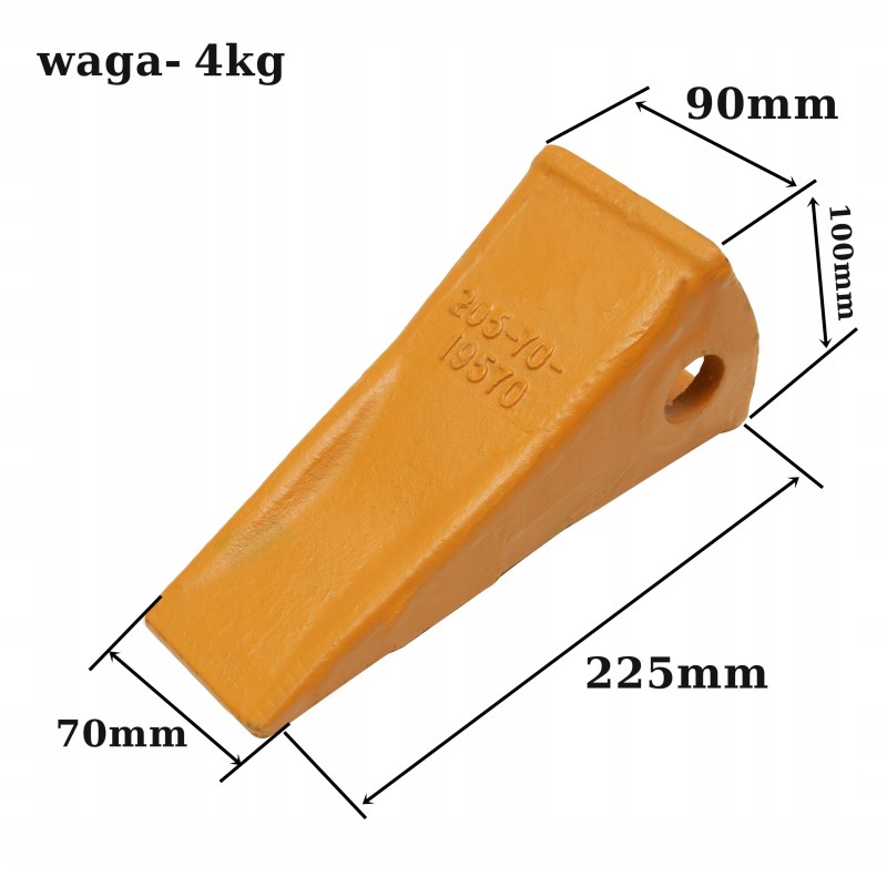 Komatsu PC150 240 excavator tooth