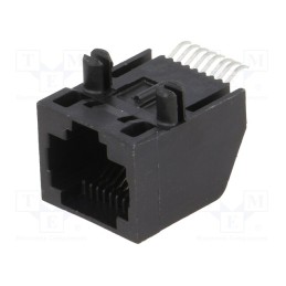 1 pcs x TE Connectivity - 5555764-1 - Socket, RJ45, PIN: 8, Layout: 8p8c, on PCBs, SMT