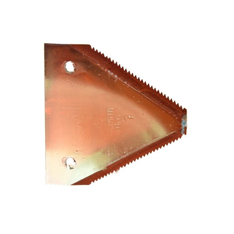 Scythe blade, bottom cut, 76x80, hole 5-5mm, for clay