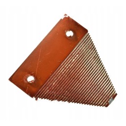 Scythe blade, bottom cut, 76x80, hole 5-5mm, for clay