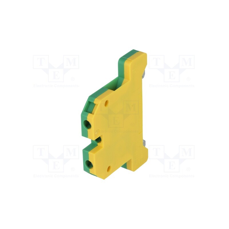 1 pcs x WEIDMu00dcLLER - 0661160000 EK 4/35 - Splice terminal: rail, 4mm2, ways: 1, terminals: 2, yellow-green