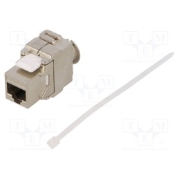 1 pcs x LOGILINK - NK4001 - Socket, RJ45, PIN: 8, Cat: 6a, shielded,Keystone, Layout: 8p8c, IDC