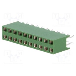 1 pcs x TE Connectivity - 1-215309-0 - Socket, pin strips, HV-100, female, PIN: 20, straight, 2.54mm, THT