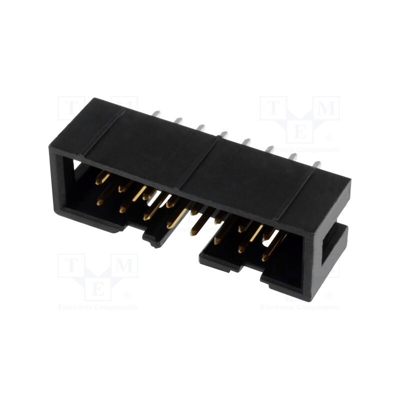 1 pcs x FISCHER ELEKTRONIK - ASLG16G - Socket, IDC, male, PIN: 16, straight, THT, 2.54mm, Layout: 2x8