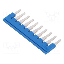 1 pcs x PHOENIX CONTACT - 3032198 - Comb bridge, ways: 10, blue, Width: 6mm, UL94V-0