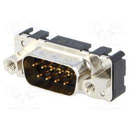 1 pcs x HARTING - 9651616713 - D-Sub, PIN: 9, socket, male, straight, THT, UNC 4-40