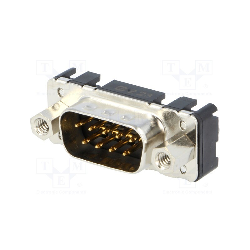 1 pcs x HARTING - 9651616713 - D-Sub, PIN: 9, socket, male, straight, THT, UNC 4-40