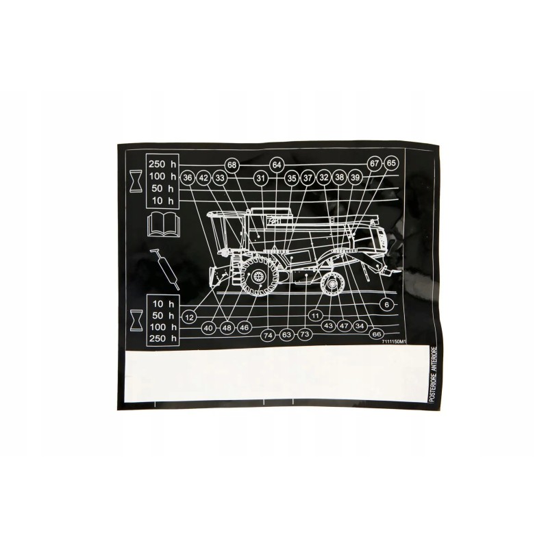 7111150m1 sticker left