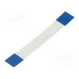 1 pcs x MOLEX - 152670203 - FFC cable, Cores: 6, Cable ph: 1mm, contacts on the same side