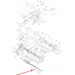 D20400520 spacer 20 5 x 40 x 1 15