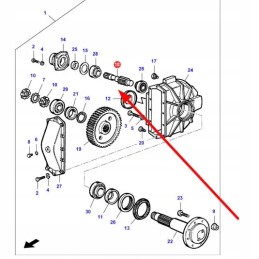 La322061850 gear shaft