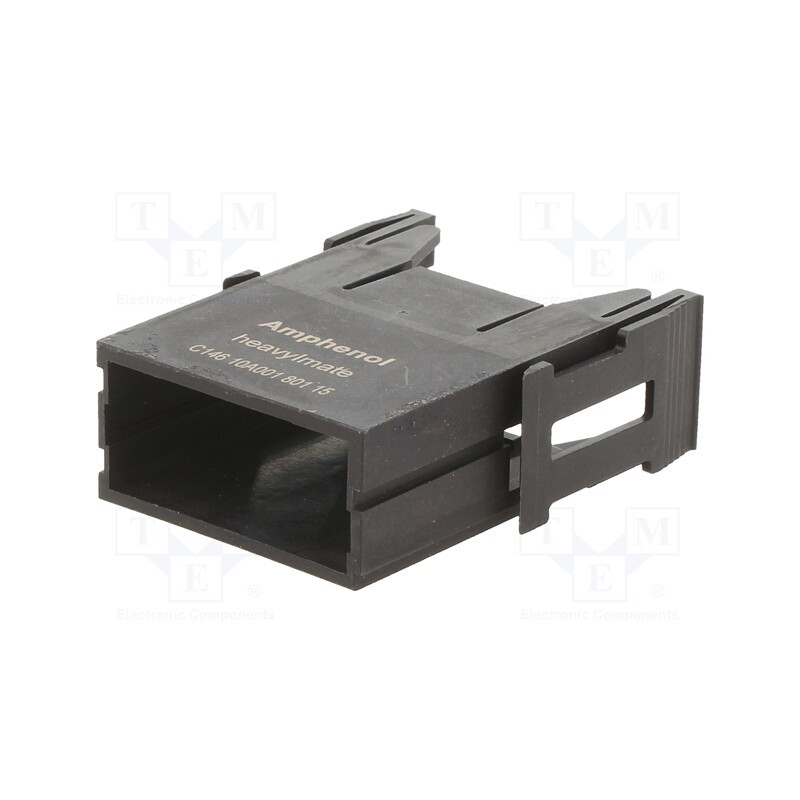 1 pcs x AMPHENOL - C14610A00180115 - Connector: HDC, module, male, C146,heavy|mate F, w/o contacts