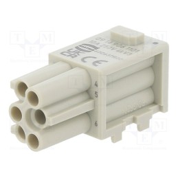 1 pcs x HARTING - 9149061101 - Connector: HDC, module, female, Han-Modular® Domino, PIN: 6