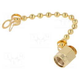 1 pcs x TE Connectivity - 3-1478985-0 - SMA PLG DUST CAP & CHAIN GB
