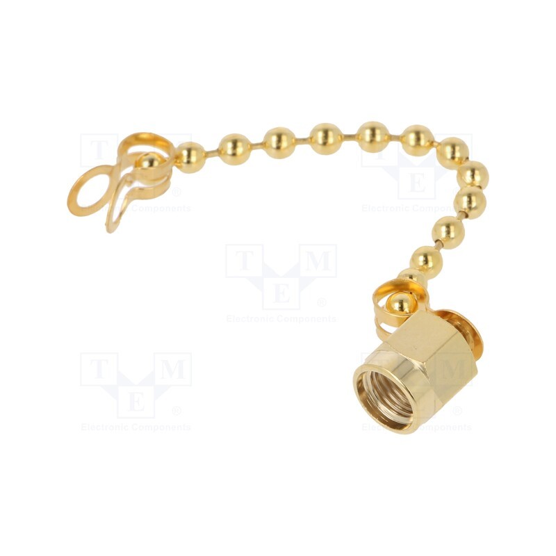 1 pcs x TE Connectivity - 3-1478985-0 - SMA PLG DUST CAP & CHAIN GB