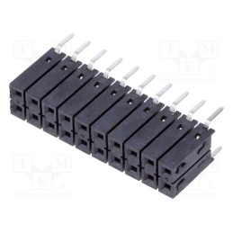 1 pcs x FISCHER ELEKTRONIK - BL 21/650/20 S - Socket, pin strips, female, PIN: 20, straight, 2.54mm, THT, 2x10