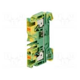 1 pcs x WEIDMu00dcLLER - 2051360000 A2C 4 PE - Splice terminal: rail, 4mm2, ways: 1, terminals: 2, yellow-green