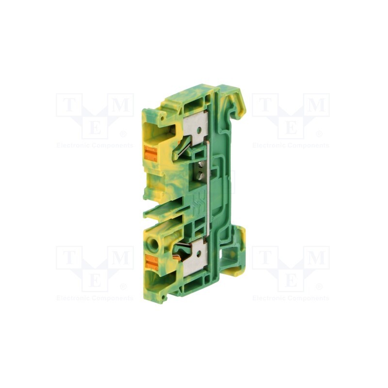 1 pcs x WEIDMu00dcLLER - 2051360000 A2C 4 PE - Splice terminal: rail, 4mm2, ways: 1, terminals: 2, yellow-green