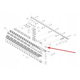 100505544 plastic sleeve for the scythe head