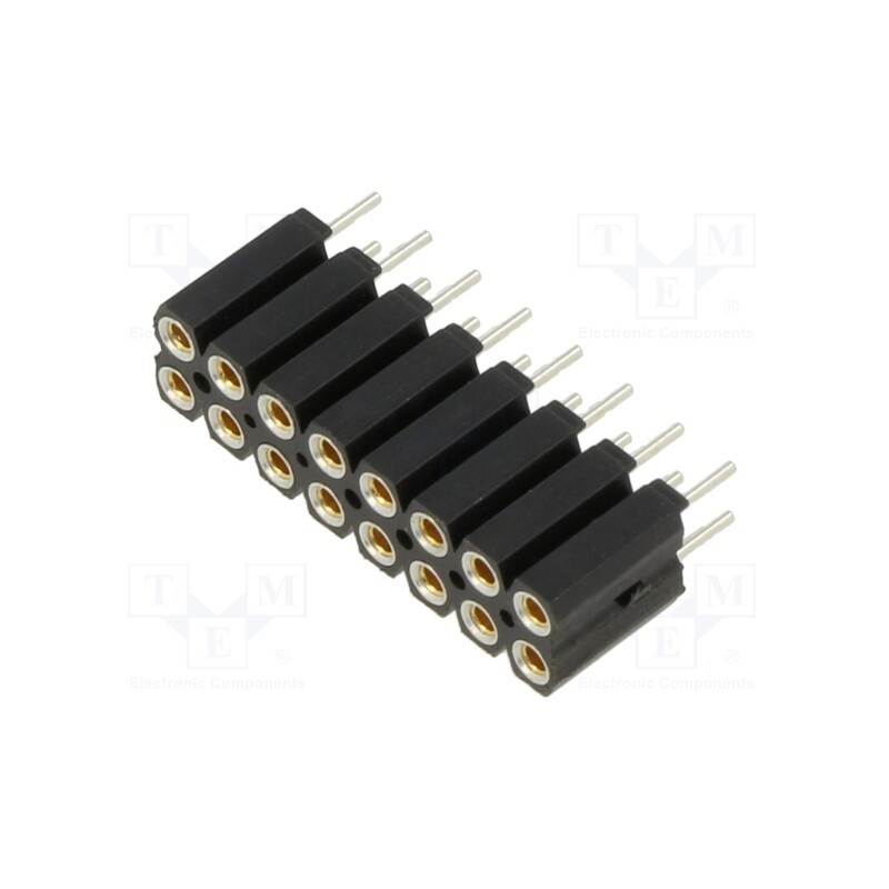 1 pcs x FISCHER ELEKTRONIK - BL6.16Z - Socket, pin strips, female, PIN: 16, straight, 2.54mm, THT, 2x8