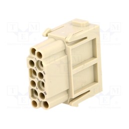 1 pcs x HARTING - 9140123101 - Connector: HDC, module, female, Han-Modular®, PIN: 12, w/o contacts