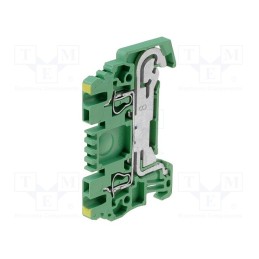 1 pcs x WEIDMu00dcLLER - 1775510000 ZPE 1.5 - Splice terminal: rail, 1.5mm2, ways: 1, terminals: 2, yellow-green