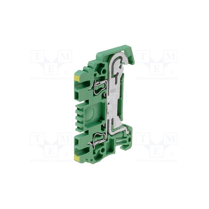 1 pcs x WEIDMu00dcLLER - 1775510000 ZPE 1.5 - Splice terminal: rail, 1.5mm2, ways: 1, terminals: 2, yellow-green
