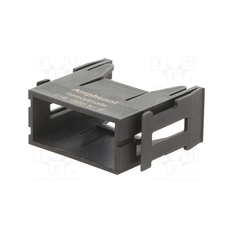 1 pcs x AMPHENOL - C146 10B001 801 15 - Connector: HDC, module, female, C146,heavy|mate F, w/o contacts