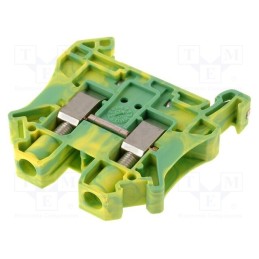 1 pcs x PHOENIX CONTACT - 3044157 - Splice terminal: rail, 0.2÷6mm2, ways: 1, terminals: 2, Width: 8.2mm