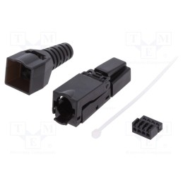 1 pcs x LOGILINK - MP0045 - Plug, RJ45, PIN: 8, Cat: 6a, unshielded, Layout: 8p8c, RJ45 plug, male