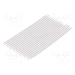 1 pcs x TE Connectivity - 3-1437144-6 - Connector: jumper cable, Cable ph: 2.54mm, L: 76.2mm, straight