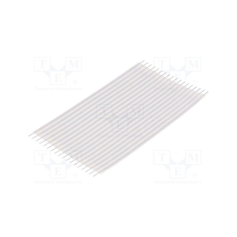 1 pcs x TE Connectivity - 3-1437144-6 - Connector: jumper cable, Cable ph: 2.54mm, L: 76.2mm, straight