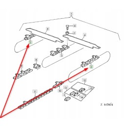 Az28842 inclined conveyor chain