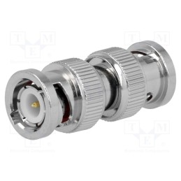 1 pcs x AMPHENOL RF - B2071A2-ND3G-50 - Coupler, BNC plug,both sides, straight, 50Ω, POM