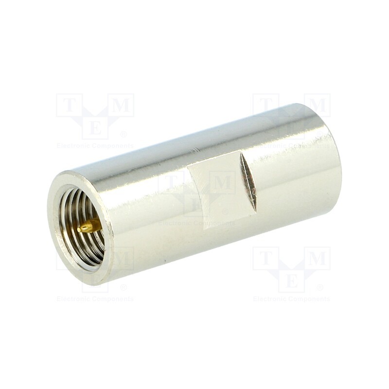 1 pcs x AMPHENOL RF - FME2071A2-NT3G-50 - Coupler, FME male,both sides, straight, Insulation: POM, 50Ω