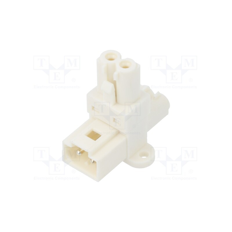 1 pcs x AAG STUCCHI - EPT005 - Transition: T adapter, male,female x2, EPN2, 16A, 250VAC, PIN: 2