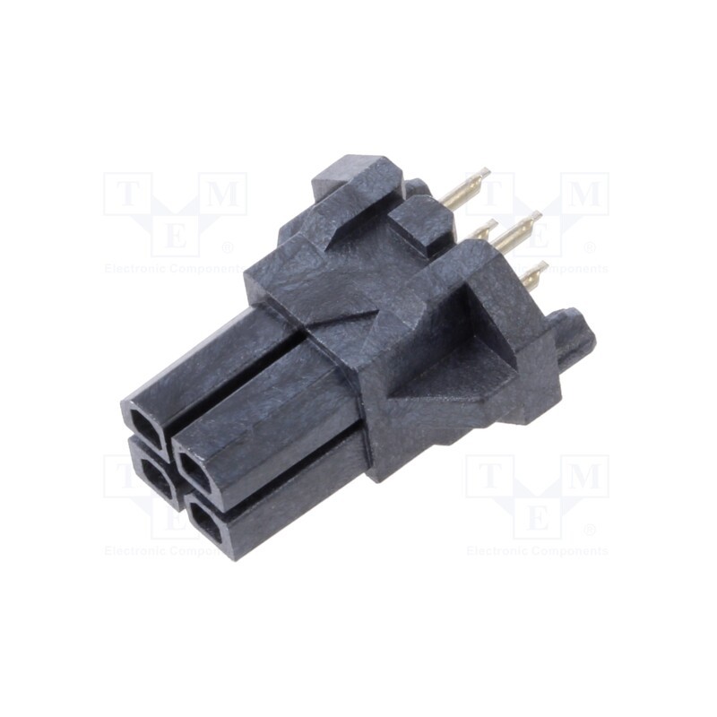 1 pcs x MOLEX - 447690401 - Micro-Fit BMI Vert Hdr/Fem DR Tin 4Ckt