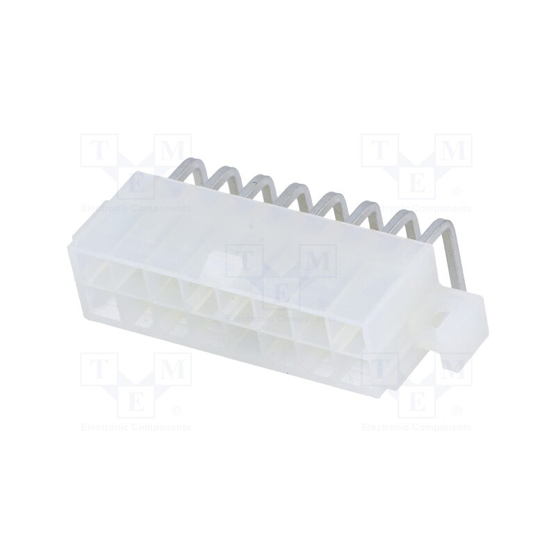 1 pcs x MOLEX - 39291168 - Socket, wire-board, male, Mini-Fit Jr, 4.2mm, PIN: 16, THT, holders