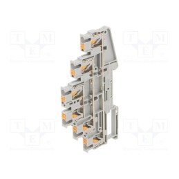 1 pcs x PHOENIX CONTACT - 3210499 - Splice terminal: rail, 0.14÷4mm2, ways: 3, terminals: 6, grey, PT