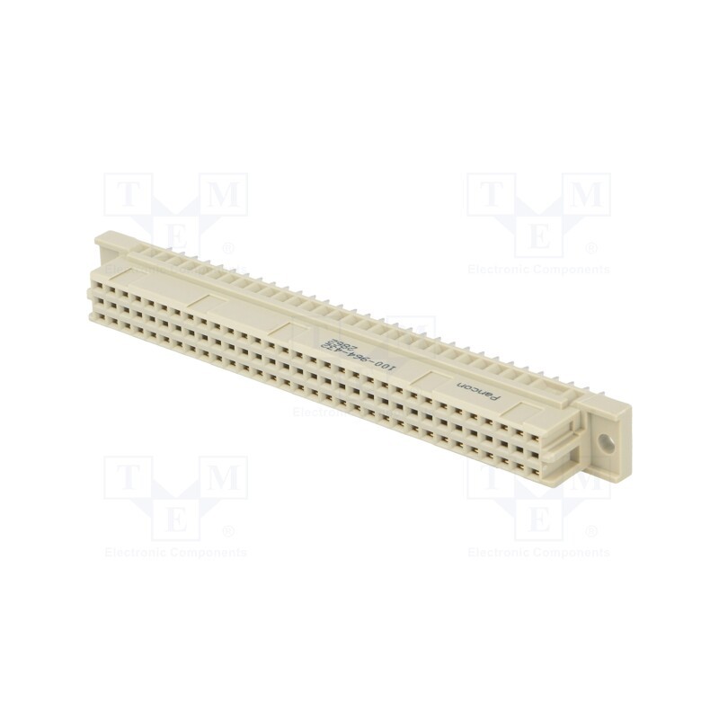 1 pcs x PANCON - 100-964-432 - Socket, DIN 41612, type C, female, PIN: 64, a+c, THT, straight, 3A
