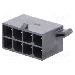 1 pcs x MOLEX - 768290008 - Socket, wire-board, male, Mega-Fit, 5.7mm, PIN: 8, UL94V-0, 23A, THT
