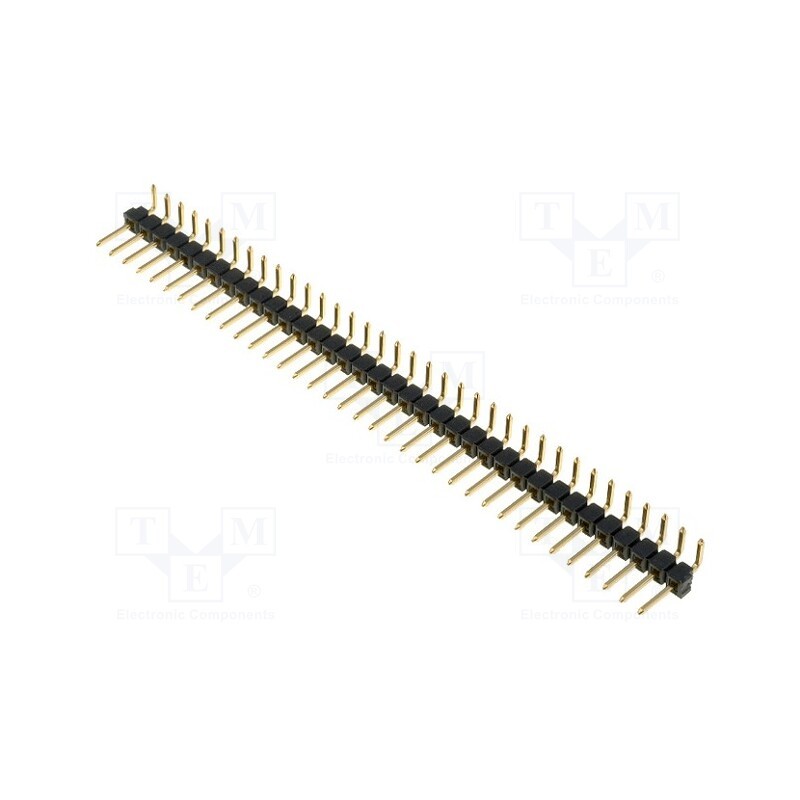1 pcs x FISCHER ELEKTRONIK - SL 3 025 36 G - Pin header, pin strips, male, PIN: 36, angled 90°, 2.54mm, THT, 1x36