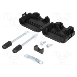 1 pcs x HARTING - 9670150424 - Enclosure: for D-Sub connectors, D-Sub 15pin,D-Sub HD 26pin