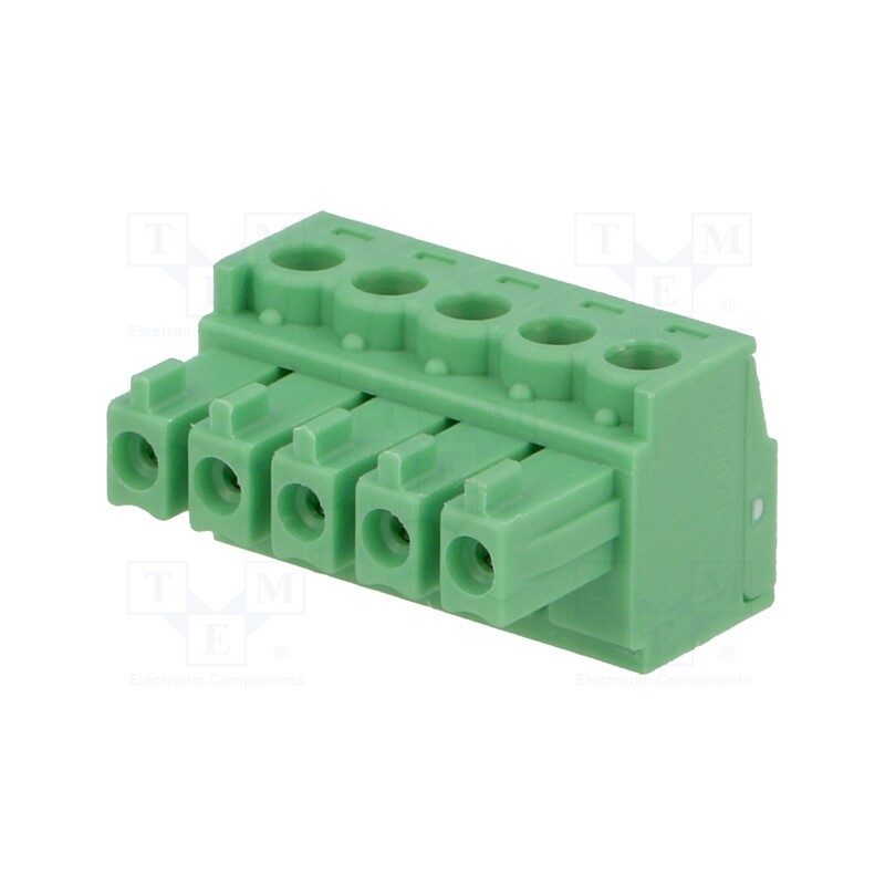 1 pcs x PHOENIX CONTACT - MC 1,5/ 5-ST-3,81 1803604 - Pluggable terminal block, 3.81mm, ways: 5, straight, plug, female