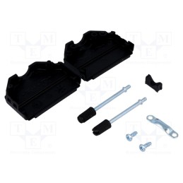 1 pcs x HARTING - 9670250424 - Enclosure: for D-Sub connectors, D-Sub 25pin,D-Sub HD 44pin