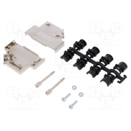 1 pcs x ENCITECH - 6560-0146-13 - Enclosure: for D-Sub connectors, D-Sub 25pin,D-Sub HD 44pin