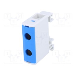 1 pcs x OUNEVA - VC05-0001 - Splice terminal: rail, 1.5÷16mm2, ways: 1, terminals: 2, blue, TS35